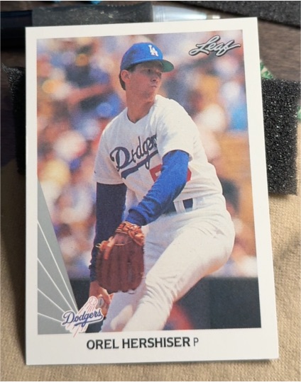 1990 Leaf #280 Orel Hershiser — front