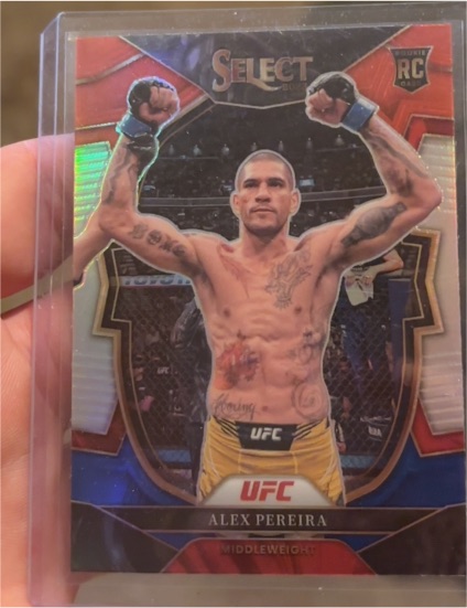 2023 Panini Select UFC #65 Alex Pereira — front
