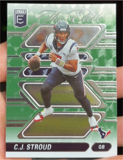 2024 Panini Donruss Elite #13 C.J. Stroud The Elite Green — front