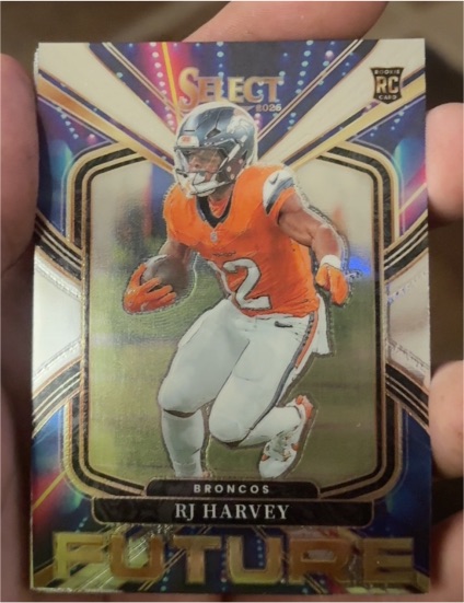 2025 Panini Select #5 RJ Harvey Future — front