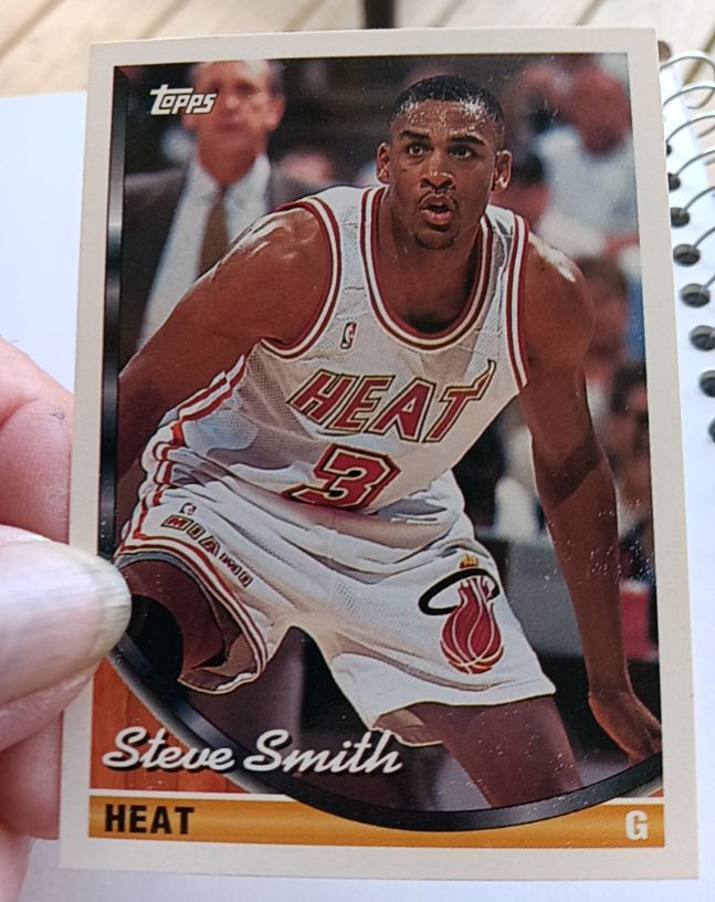 1993-94 Topps #10 Steve Smith — front
