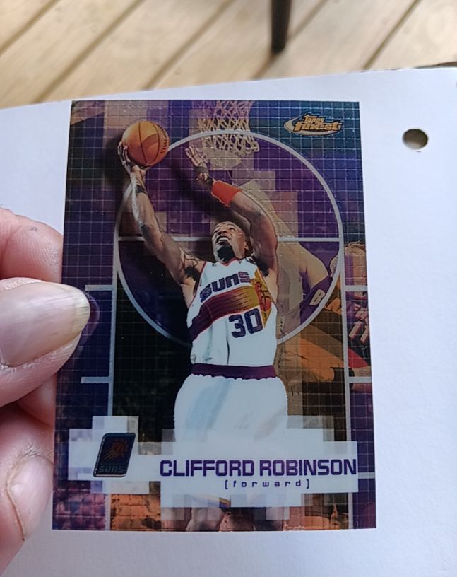 2000-01 Topps Finest #80 Clifford Robinson — front