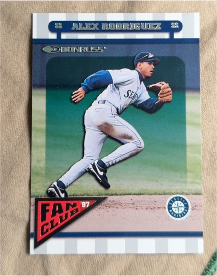 1997 Donruss Fan Club #163 Alex Rodriguez Seattle Mariners — front
