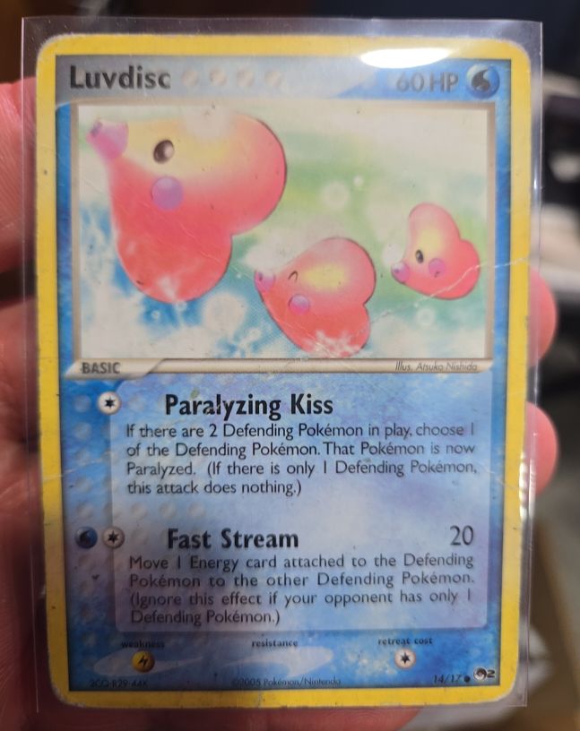 2005 Pokémon POP Series 2 #14 Luvdisc — front