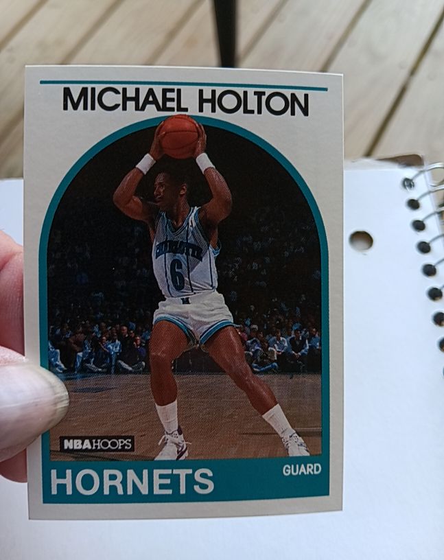 1989-90 NBA Hoops #119 Michael Holton — front