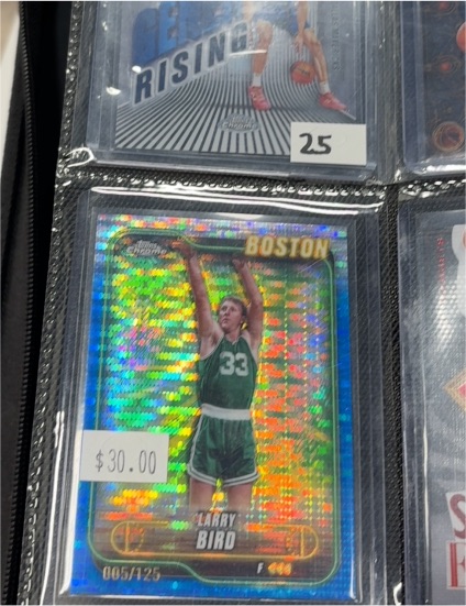 2020-21 Panini Flux Prizm #182 Larry Bird — front