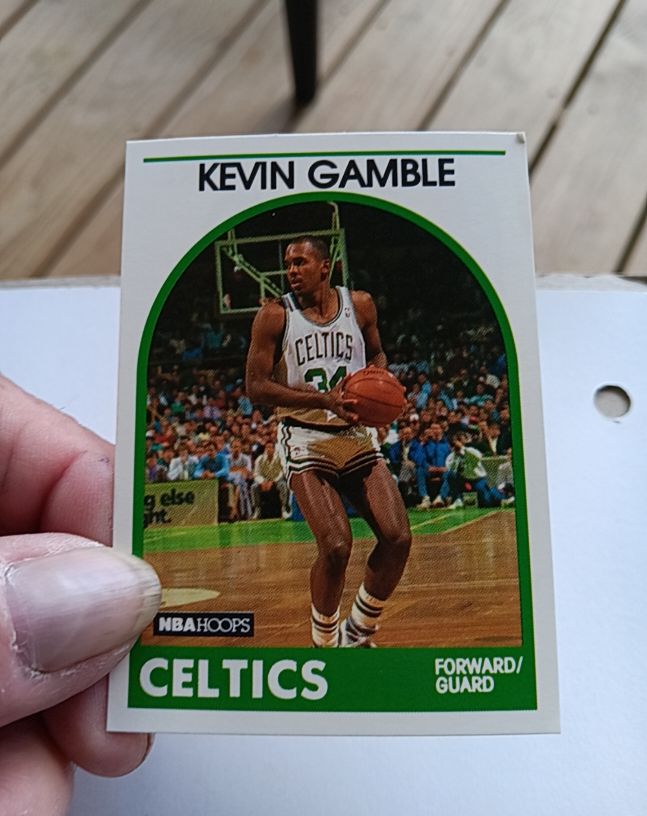 1989-90 NBA Hoops #338 Kevin Gamble — front