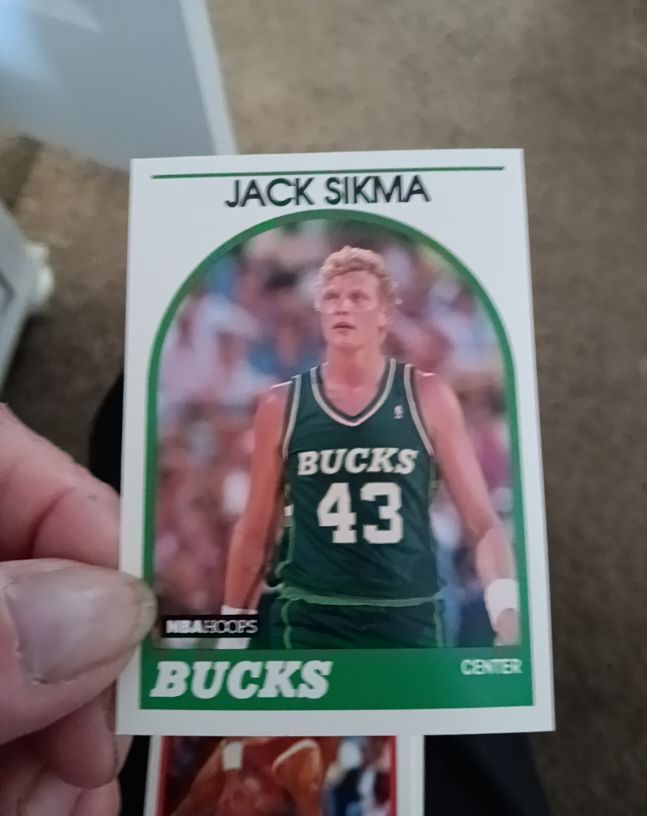 1989 NBA Hoops #66 Jack Sikma — front
