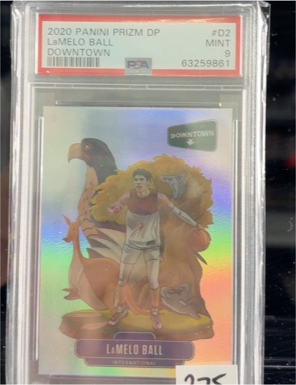 2020 Panini Prizm Draft Picks Downtown #D-2 LaMelo Ball — front