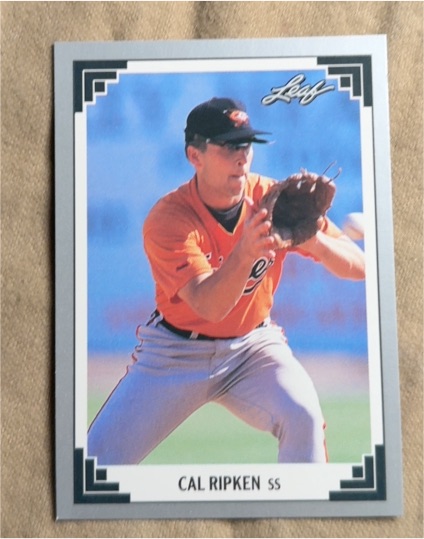 1991 Leaf #430 Cal Ripken Jr. — front