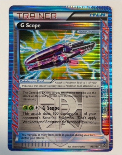 2013 Pokémon TCG Plasma Blast #93 G Scope — front