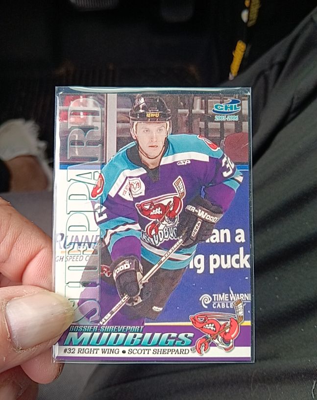 2005-06 Bossier-Shreveport Mudbugs #32 Scott Sheppard — front