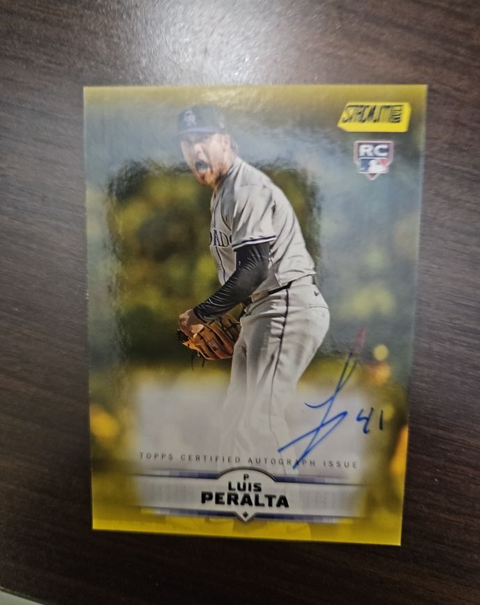 2025 Topps Stadium Club #SCBA-LP Luis Peralta — front