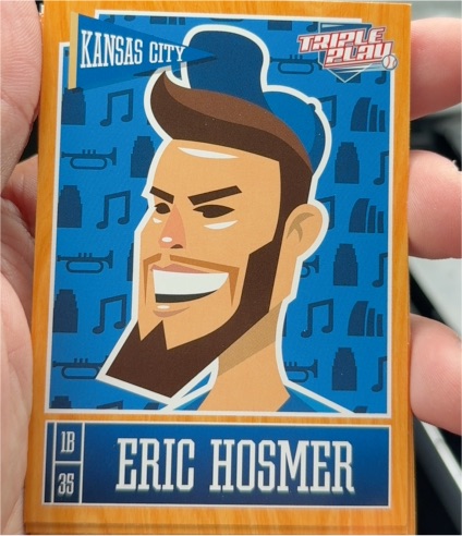 2013 Panini Triple Play #34 Eric Hosmer — front