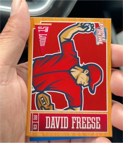 2013 Panini Triple Play #76 David Freese — front