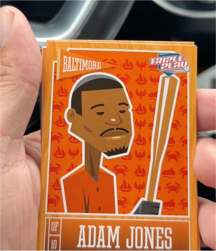 2013 Panini Triple Play #7 Adam Jones — front