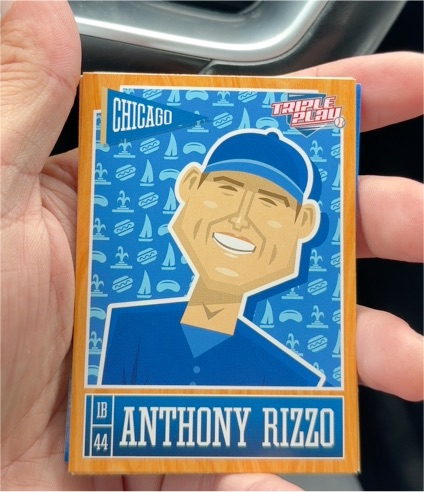 2013 Panini Triple Play #14 Anthony Rizzo — front