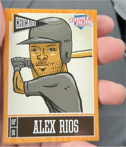 2013 Panini Triple Play #18 Alex Rios — front