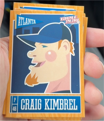2013 Panini Triple Play #5 Craig Kimbrel — front
