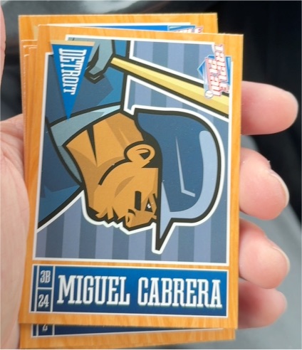2013 Panini Triple Play #28 Miguel Cabrera — front