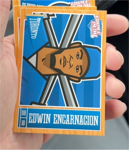 2013 Panini Triple Play #86 Edwin Encarnacion — front