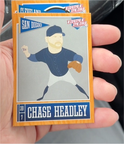 2013 Panini Triple Play #68 Chase Headley — front