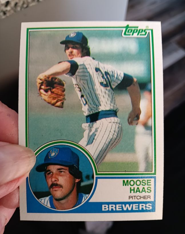 1983 Topps #503 Moose Haas — front