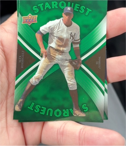2008 Upper Deck First Edition #SQ-20 Alex Rodriguez StarQuest Green — front