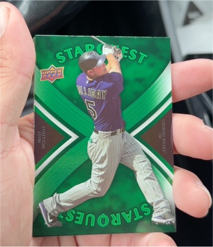 2008 Upper Deck First Edition #SQ-7 Matt Holliday StarQuest Green — front