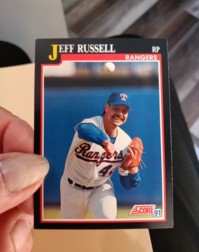 1991 Score #277 Jeff Russell — front