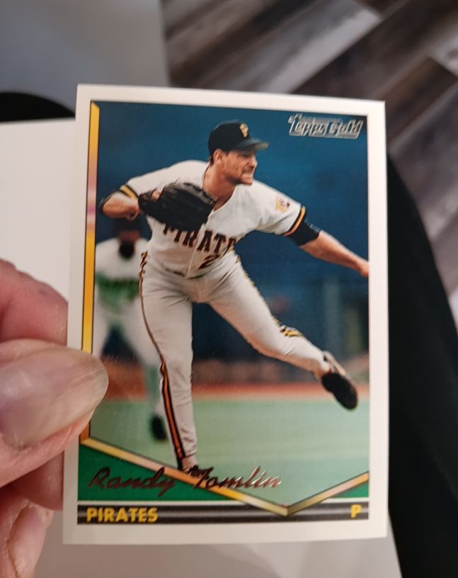 1994 Topps Gold #338 Randy Tomlin — front