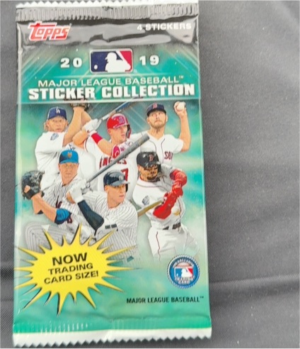2019 Topps Major League Baseball Sticker Collection — front