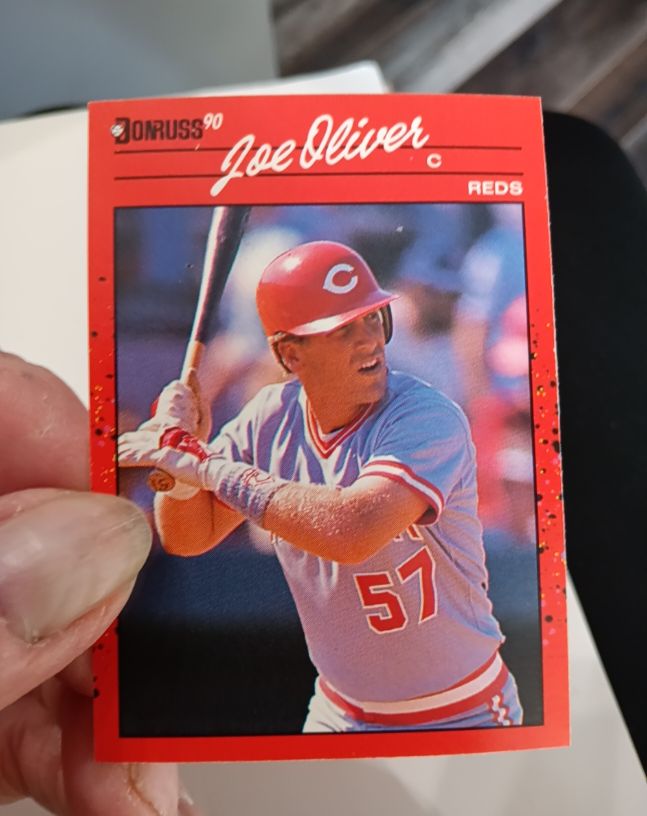 1990 Donruss #586 Joe Oliver — front