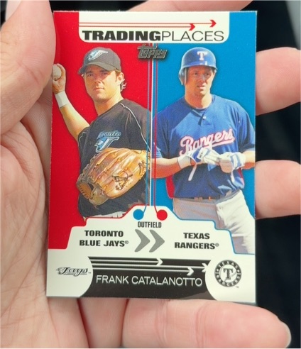 2007 Topps Trading Places #TP21 Frank Catalanotto — front