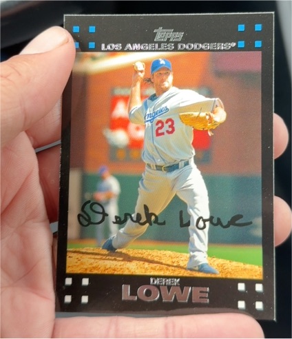 2007 Topps #526 Derek Lowe Los Angeles Dodgers — front