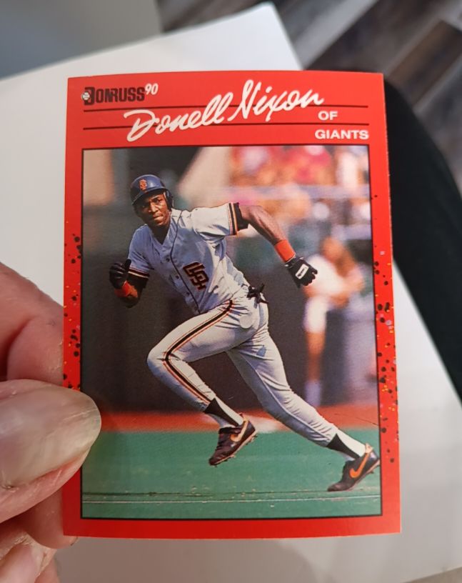 1990 Donruss #571 Donell Nixon — front