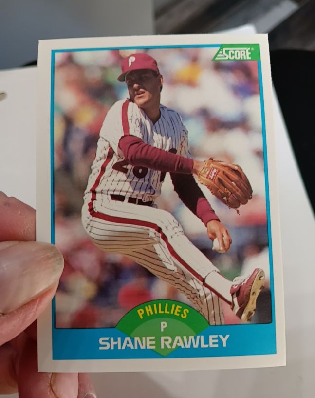 1989 Score #170 Shane Rawley — front