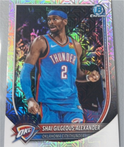2025-26 Bowman Chrome #BCV-106 Shai Gilgeous-Alexander — front