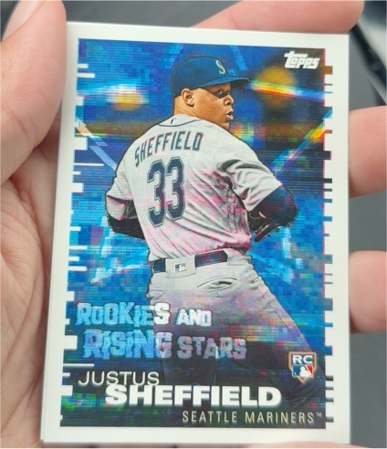 2019 Topps Stickers #107 Justus Sheffield — front