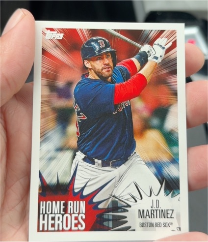 2021 Topps Home Run Challenge #HRC-4 J.D. Martinez — front
