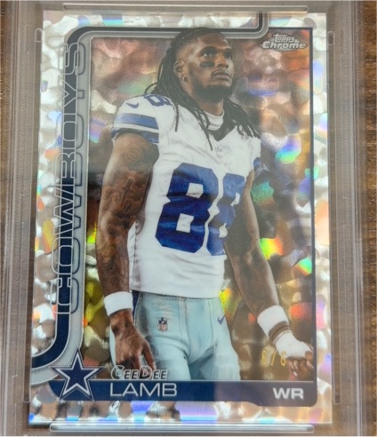 2025 Topps Chrome #76 CeeDee Lamb — front