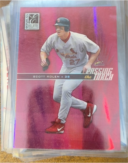 2004 Donruss Elite #PT-24 Scott Rolen Passing the Torch — front
