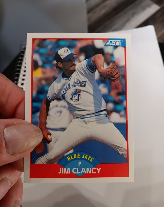 1989 Score #538 Jim Clancy — front