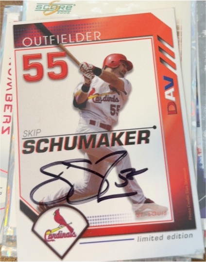 2007 DAV #55 Skip Schumaker — front