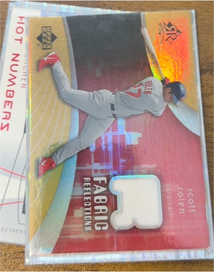 2005 Upper Deck Reflections Fabric Reflections #FR-SR Scott Rolen — front