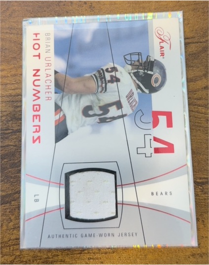 2004 Fleer Flair Hot Numbers #HN-BU Brian Urlacher — front