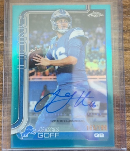 2025 Topps Chrome #BA-JGO Jared Goff — front