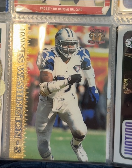 1995 Pacific Collection #50 James Washington — front