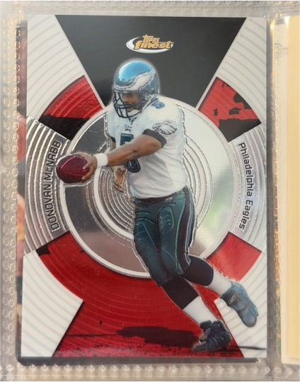 2005 Topps Finest #53 Donovan McNabb — front