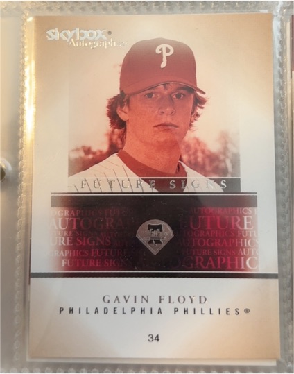 2005 SkyBox Autographics #34 Gavin Floyd — front